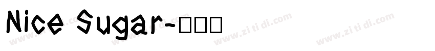 Nice Sugar字体转换